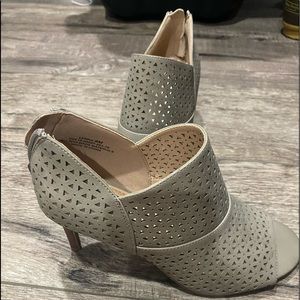 Fall open toe heels